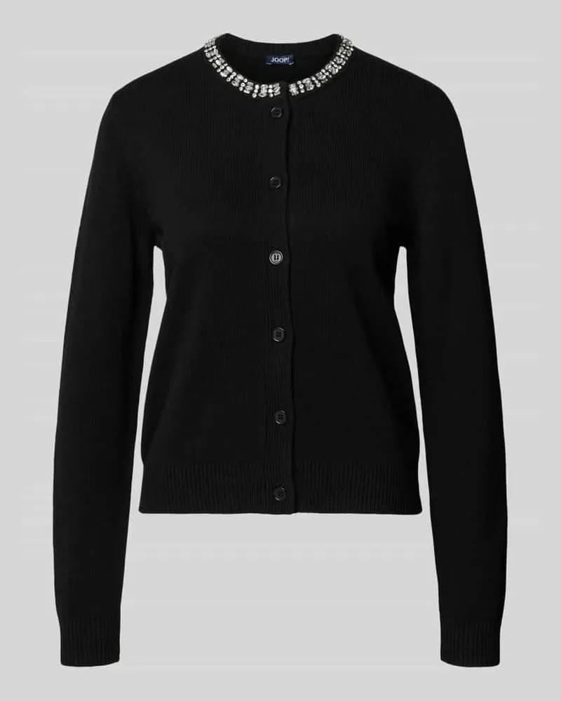 JOOP! Regular Fit Cardigan mit Viskose-Kaschmir-Anteil Modell 'Kosta Hellblau