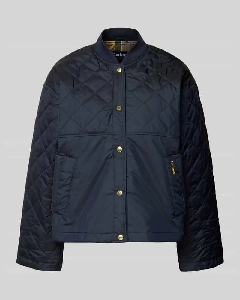 Barbour Relaxed Fit Steppjacke mit Rumpftunnelzug Marine