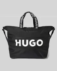 HUGO BOSS Shopper in unifarbenem Design Modell 'Luka Black