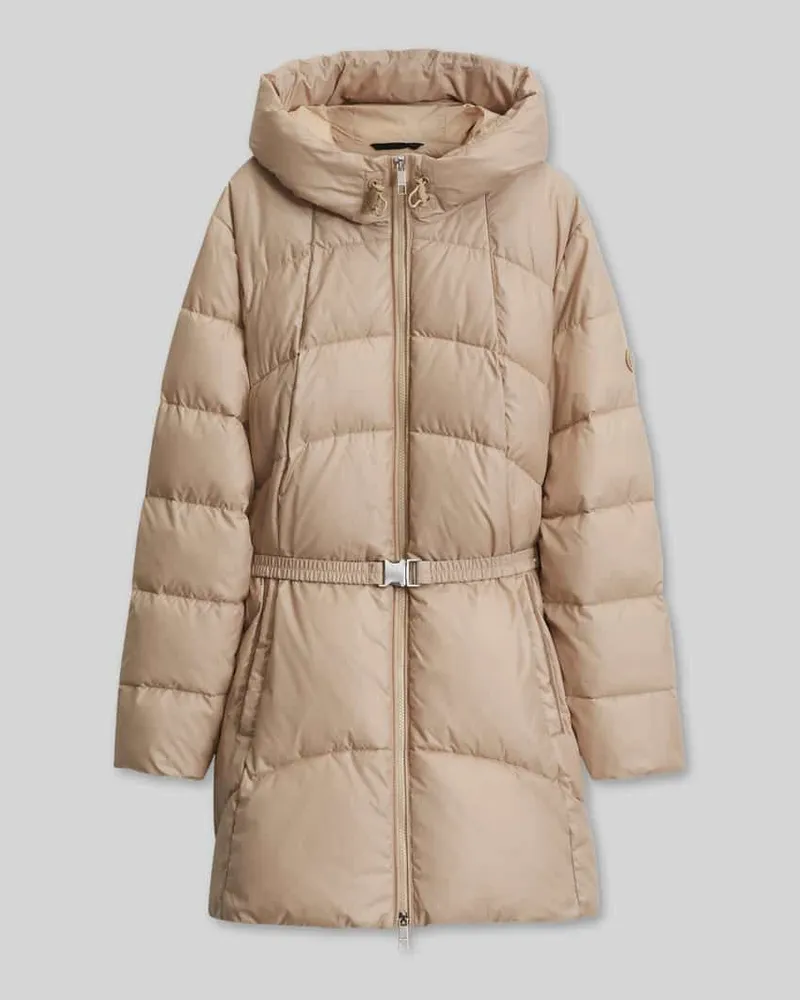 HUGO BOSS Daunenjacke mit Taillengürtel Pepula Beige