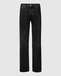 Levi's Straight Leg Jeans im 5-Pocket-Design Modell '501 CRASH COURSES Black