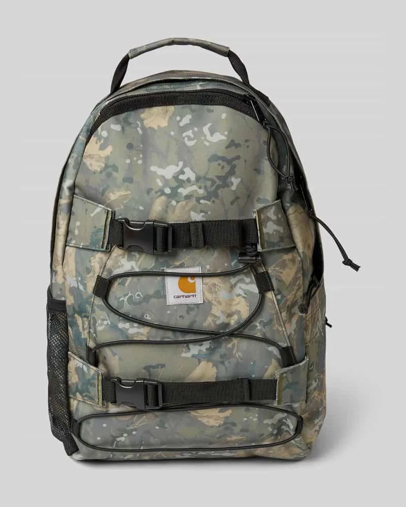 Carhartt WIP Rucksack mit Label-Patch Modell 'KICKFLIP Khaki