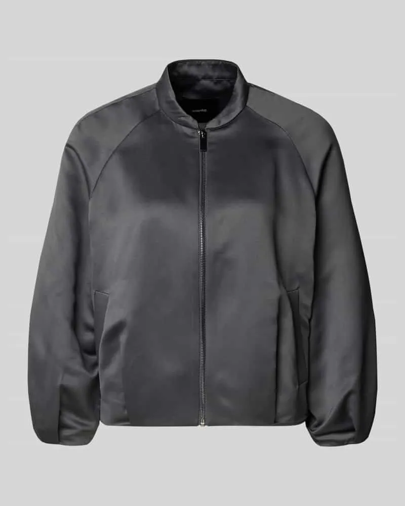 someday. Blouson mit Stehkragen und Reißverschluss Modell 'NORIELLA Mittelgrau