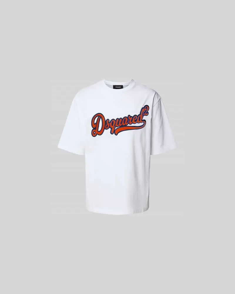 Dsquared2 T-Shirt mit Label-Detail Weiss