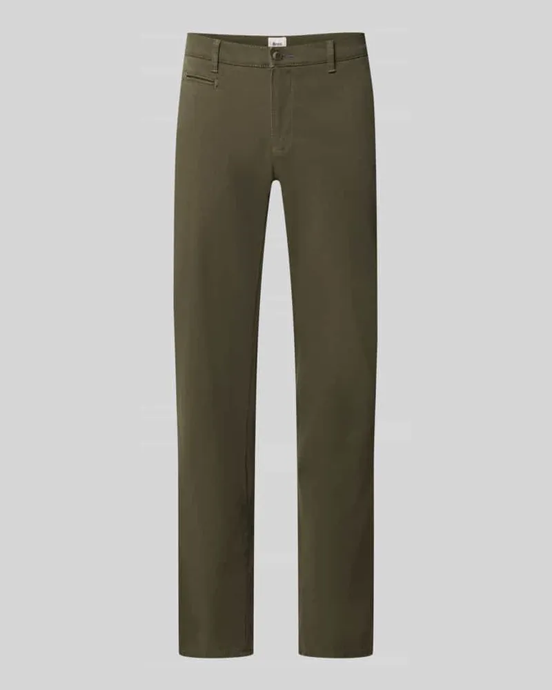 Brax Modern Fit Chino aus Baumwoll-Mix Modell 'Fabio Oliv