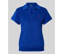 Regular Fit Poloshirt mit Logo-Stitching Modell 'TERRY