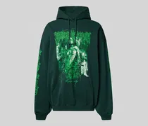 Oversized Hoodie mit Motiv-Print