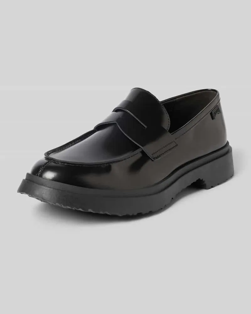 Camper Loafer aus echtem Leder Modell 'Walden Black