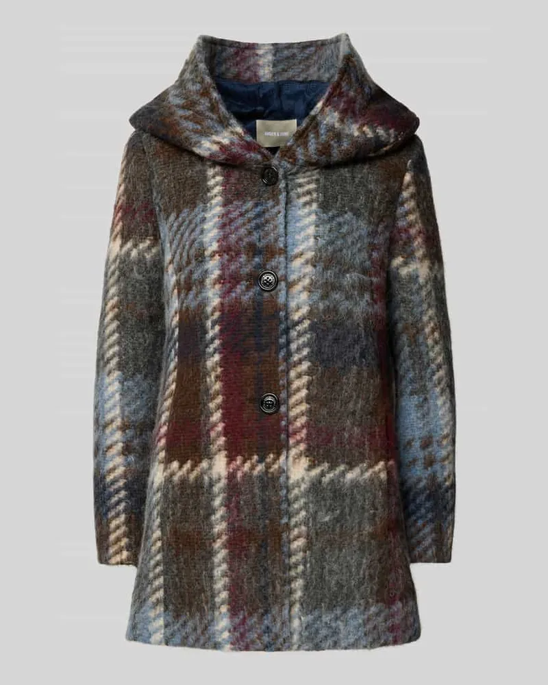 AMBER & JUNE Jacke mit Kapuze Blau