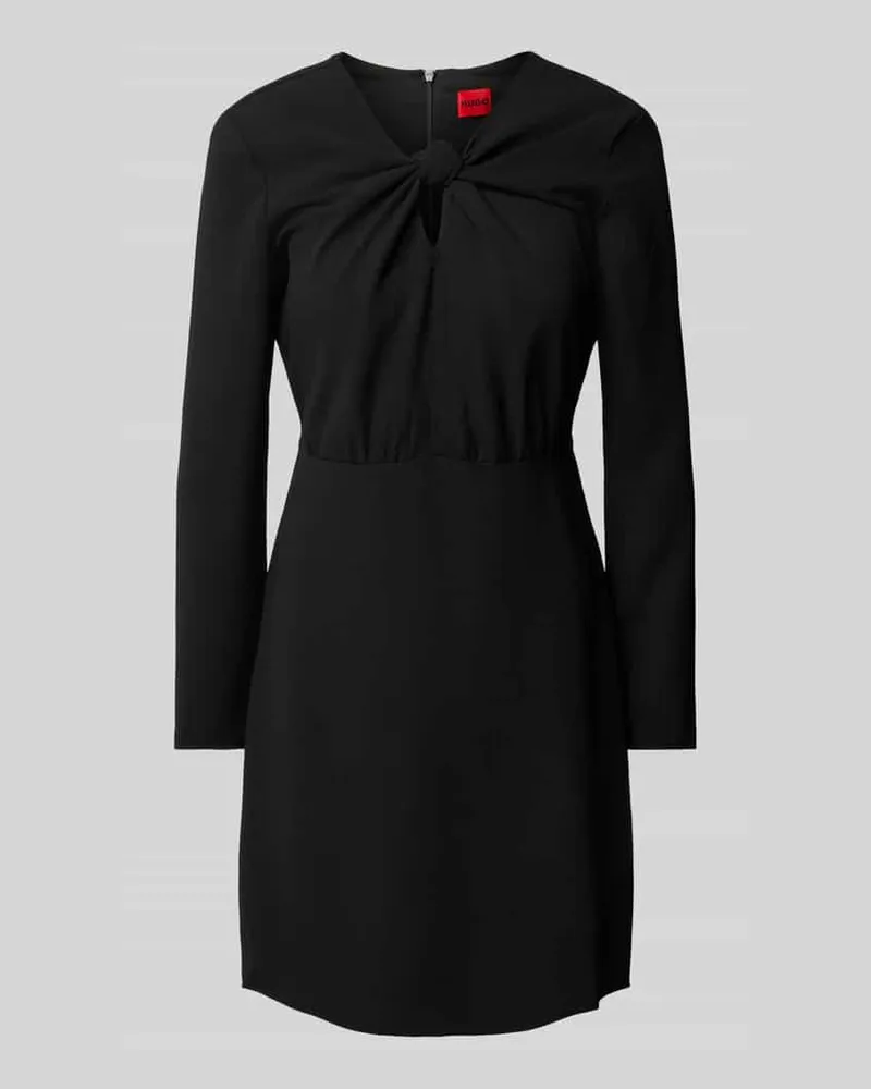 HUGO BOSS Minikleid mit Cut Out Modell 'Komela Black