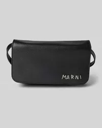 Marni Crossbody Bag mit Label-Print Black