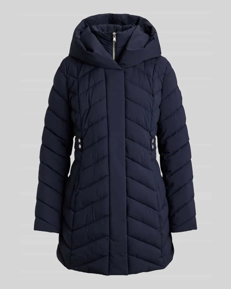 Ralph Lauren Steppmantel mit Kapuze Dunkelblau