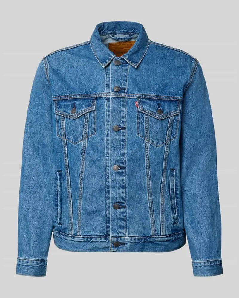 Levi's Regular Fit Jeansjacke aus reiner Baumwolle Jeansblau