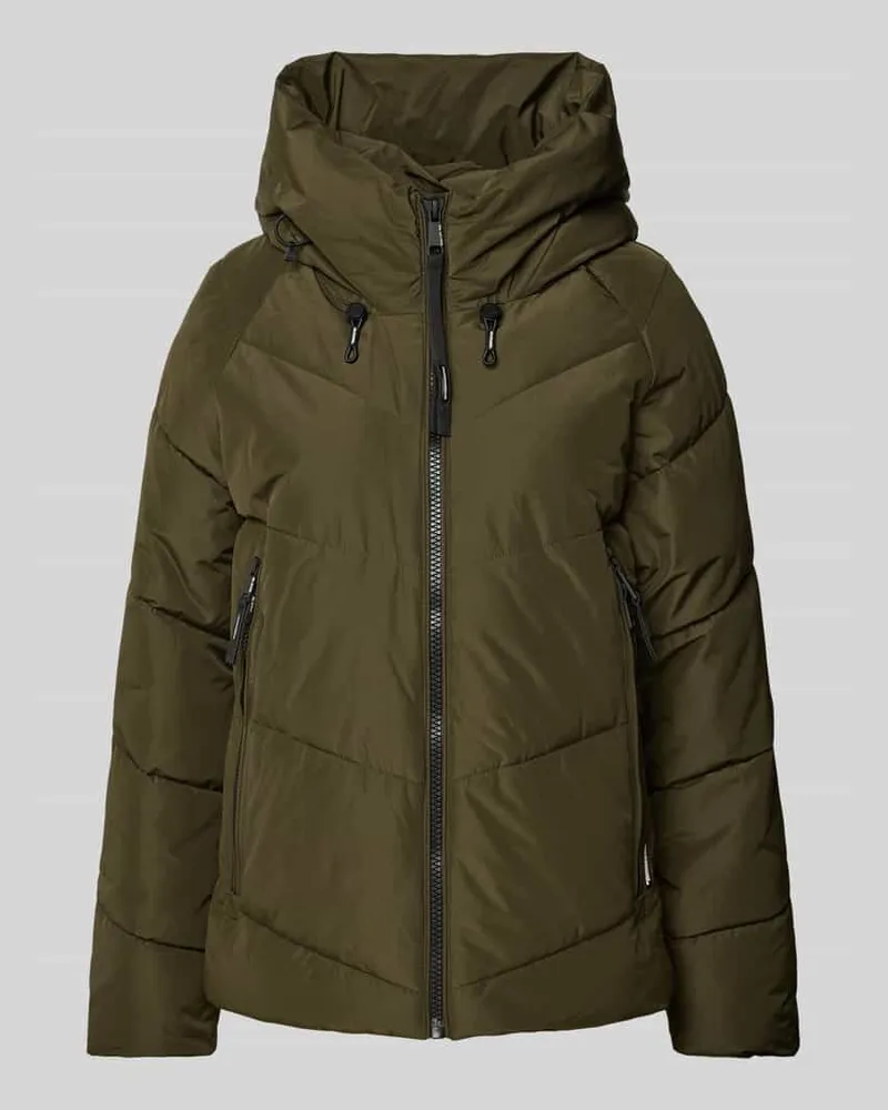 khujo Steppjacke mit Kapuze Modell 'ALESS Oliv
