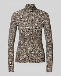 Marc Cain Longsleeve mit Stehkragen Beige