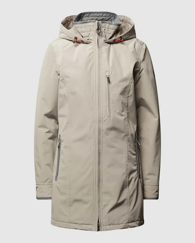 Wellensteyn Regular Fit Jacke mit Label-Detail Modell 'STOCKHOLM Sand
