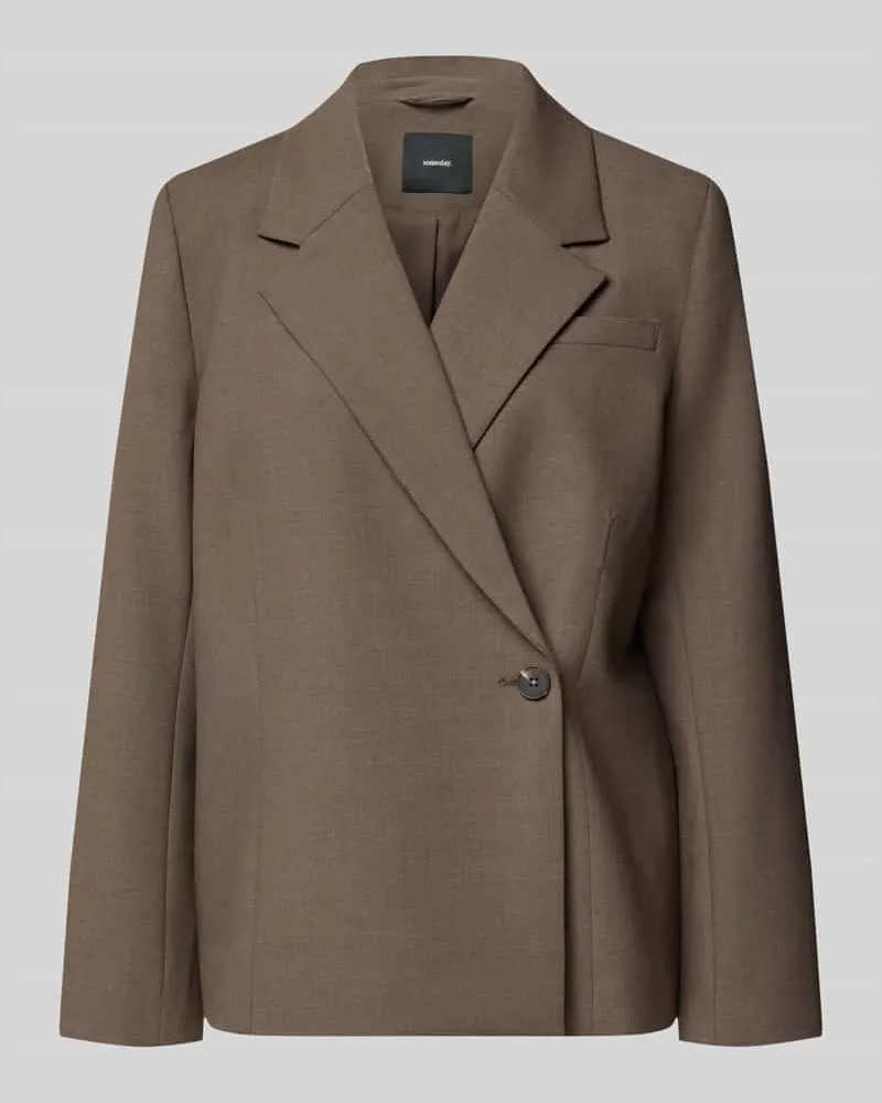 someday. Regular Fit Blazer mit Reverskragen Modell 'Narcia Taupe