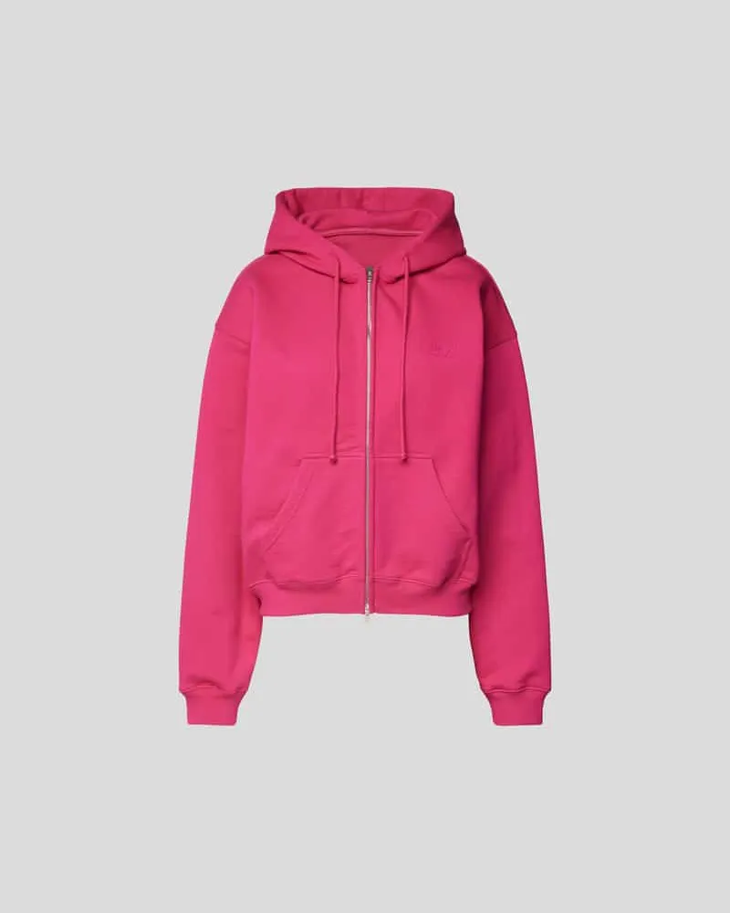 VETEMENTS Sweatjacke mit Label-Stitching Pink