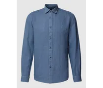 Tailored Fit Freizeithemd mit Label-Stitching