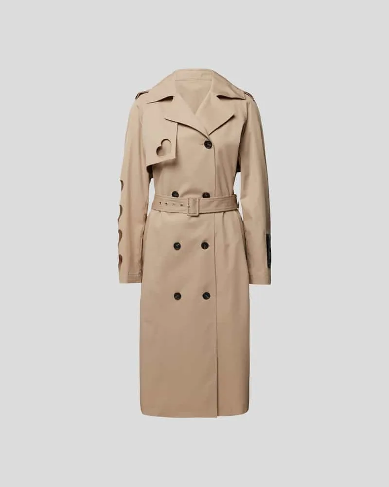 MSGM Trenchcoat mit Cut Out Sand