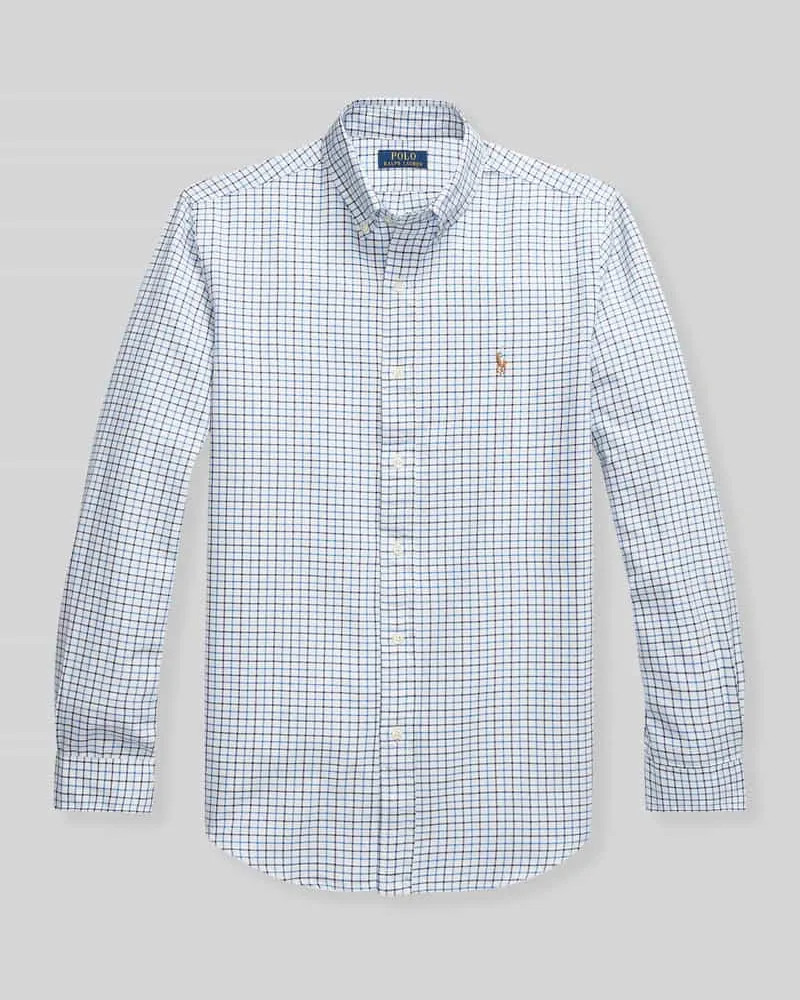 Ralph Lauren Regular Fit Freizeithemd aus reiner Baumwolle Weiss
