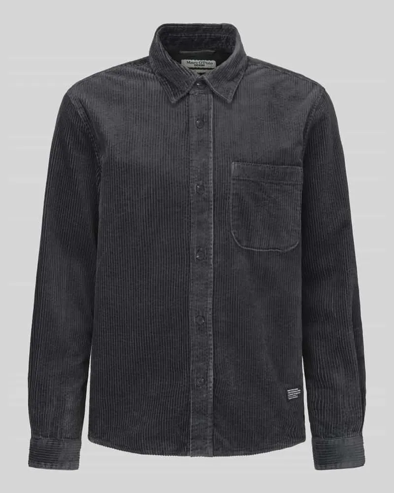 Marc O'Polo Hemdjacke mit Brusttasche Graphit