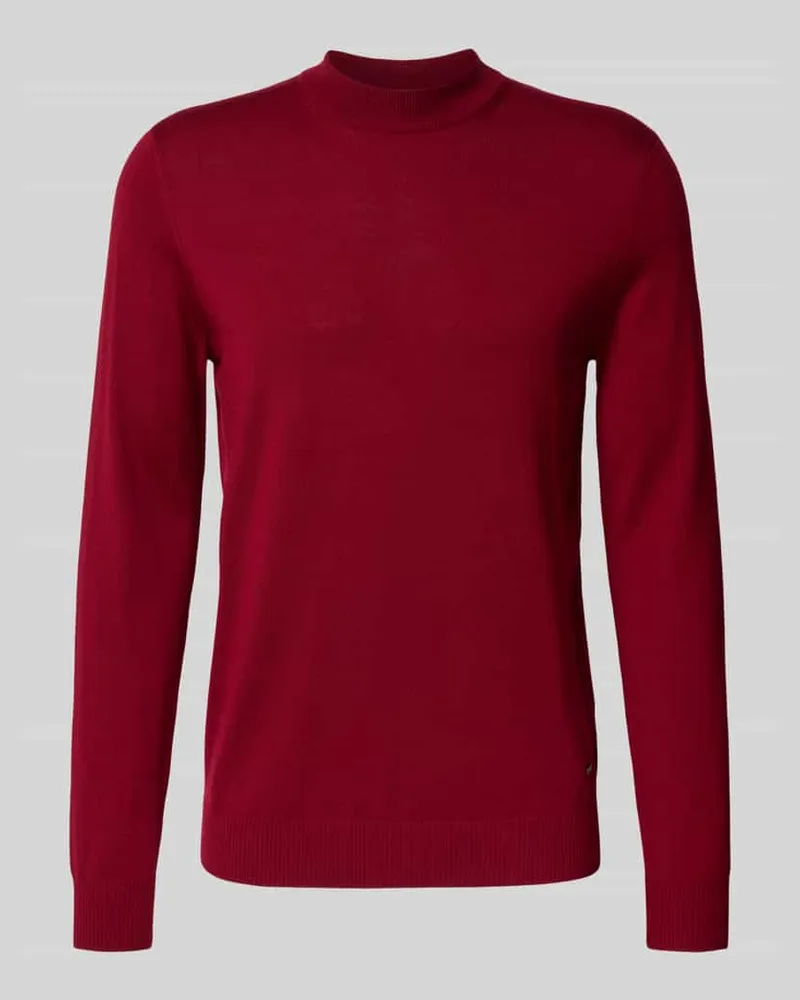 JOOP! Strickpullover aus reiner Wolle Modell 'Davide Rot