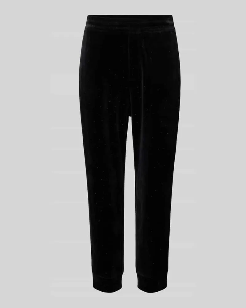 Emporio Armani Sweatpants mit Effektgarn Modell 'JOUZ Black