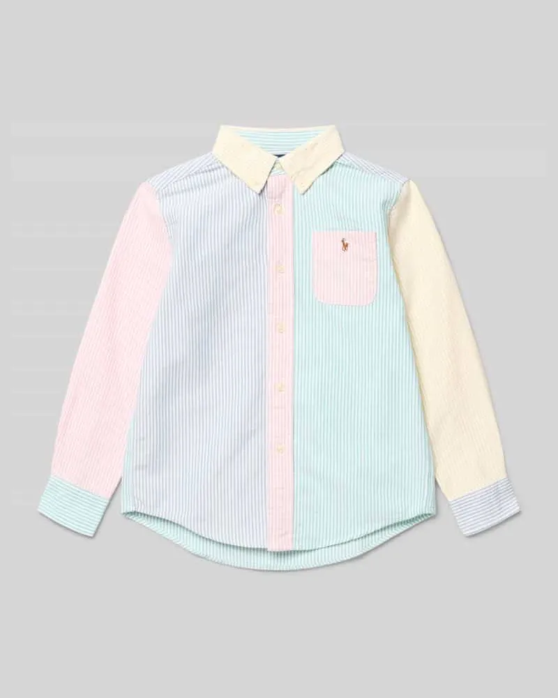 Ralph Lauren Regular Fit Freizeithemd aus reiner Baumwolle Weiss