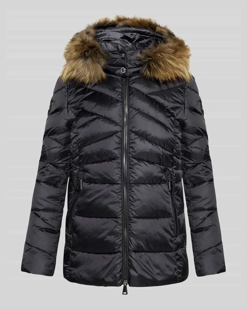 Gil Bret Regular Fit Steppjacke mit abnehmbarer Kapuze Black