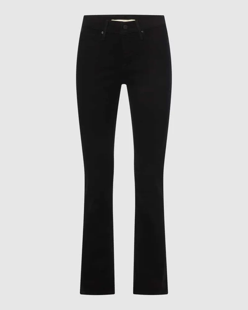 Levi's Shaping Bootcut Jeans mit Stretch-Anteil Modell '315 Black