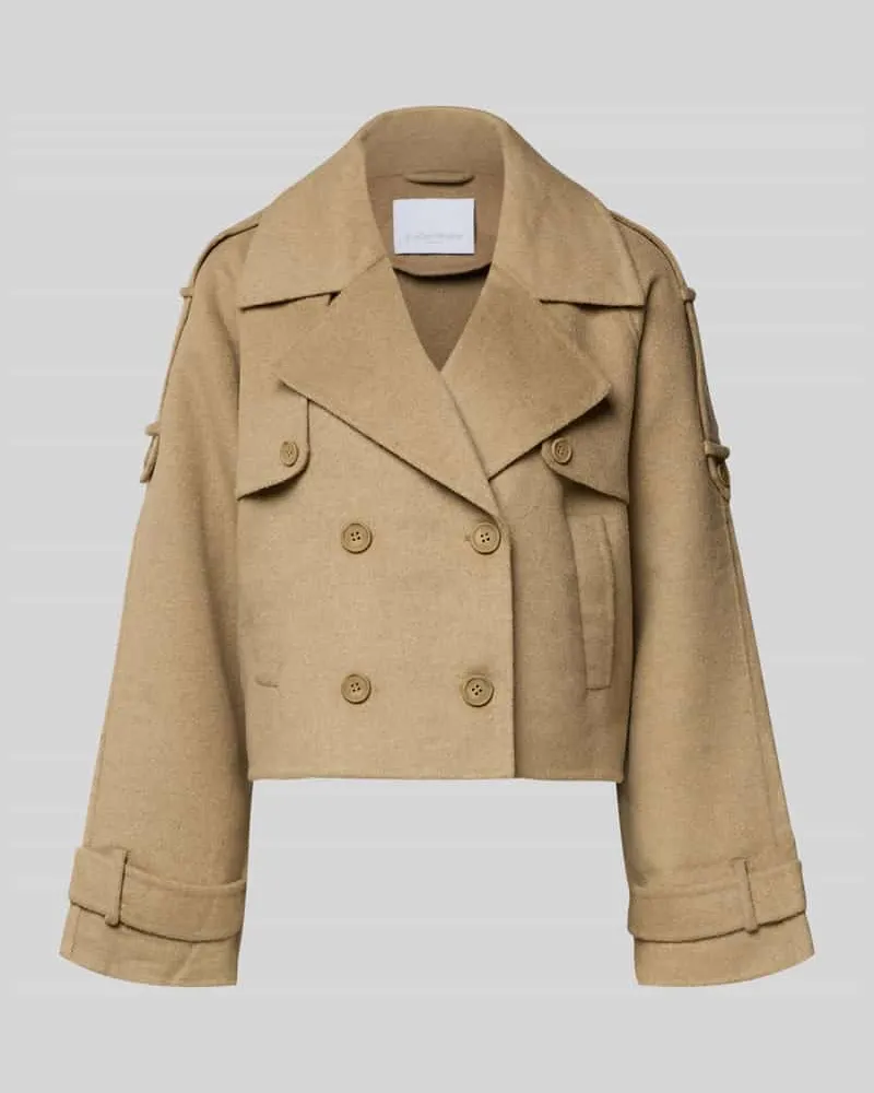LeGer by Lena Gercke Jacke mit Reverskragen Modell 'Elianna Taupe