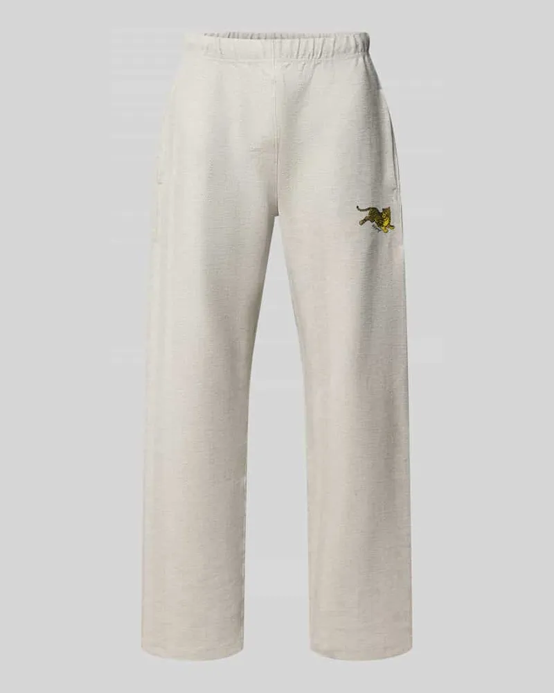 Kenzo Sweatpants aus Baumwoll-Mix Anthrazit