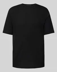 Drykorn T-Shirt mit Rundhalsausschnitt Modell 'GILBERD Black