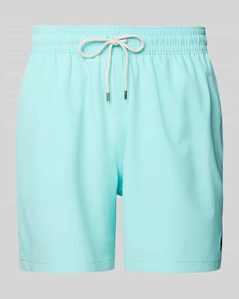 Ralph Lauren Badehose mit elastischem Bund Modell 'TRAVELER Hellblau