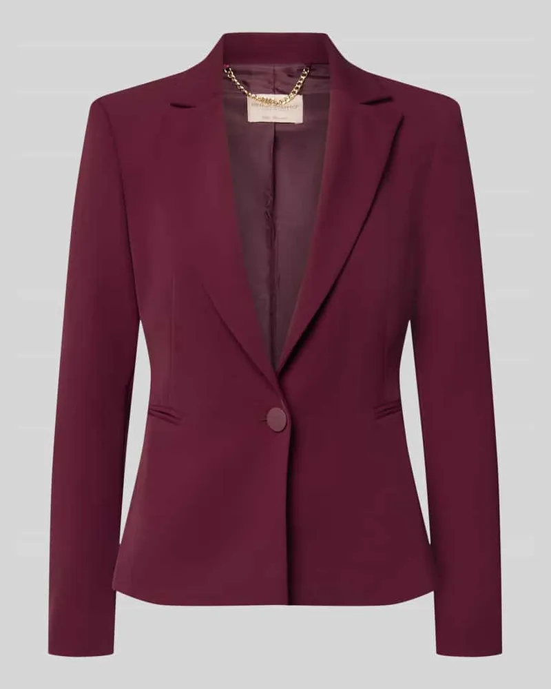 Rinascimento Slim Fit Blazer mit Reverskragen Bordeaux