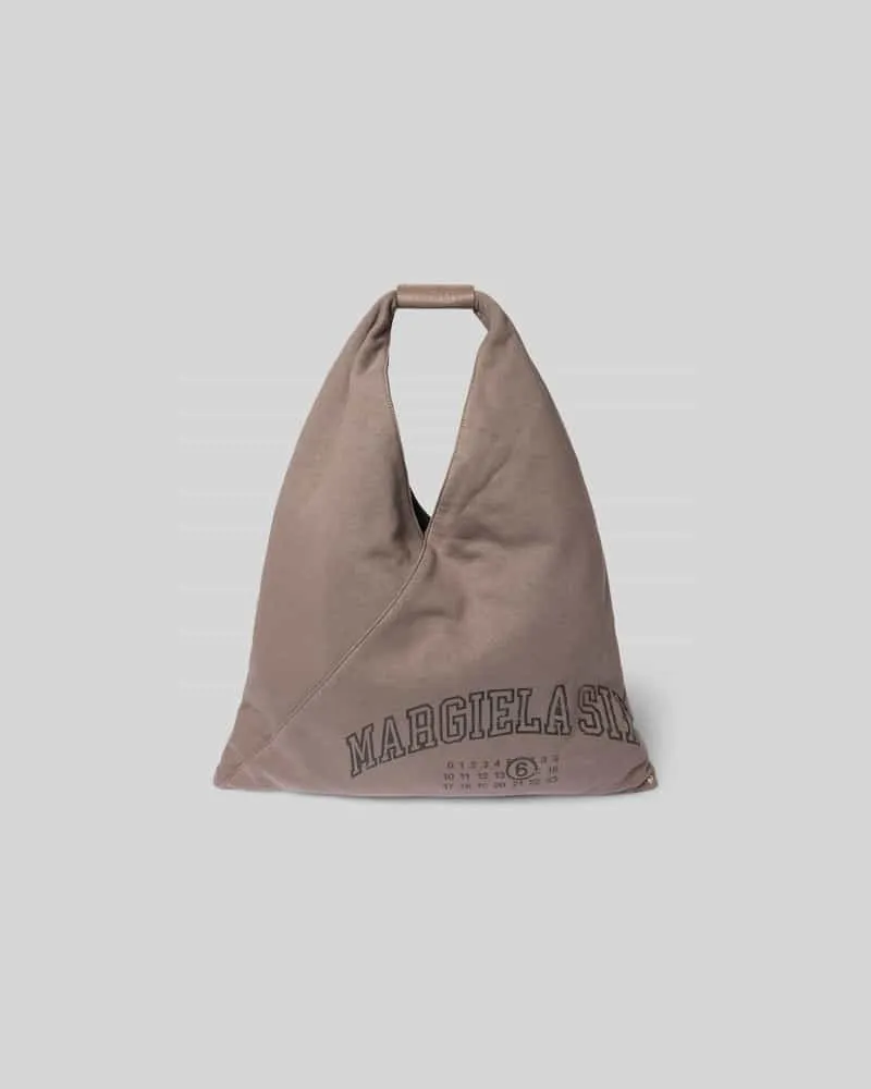 Maison Margiela Handtasche mit Logo-Print Black