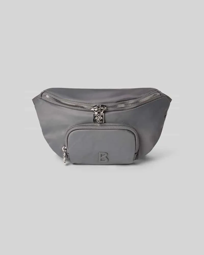 Bogner Umhängetasche mit Logo-Applikation Mittelgrau