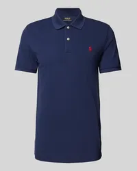 Ralph Lauren Tailored Fit Poloshirt mit Logo-Stitching Marine