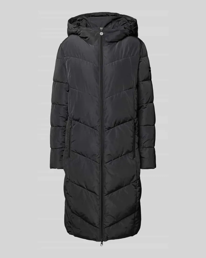 Frieda & Freddies Steppmantel mit Kapuze Modell 'WILLOW Black