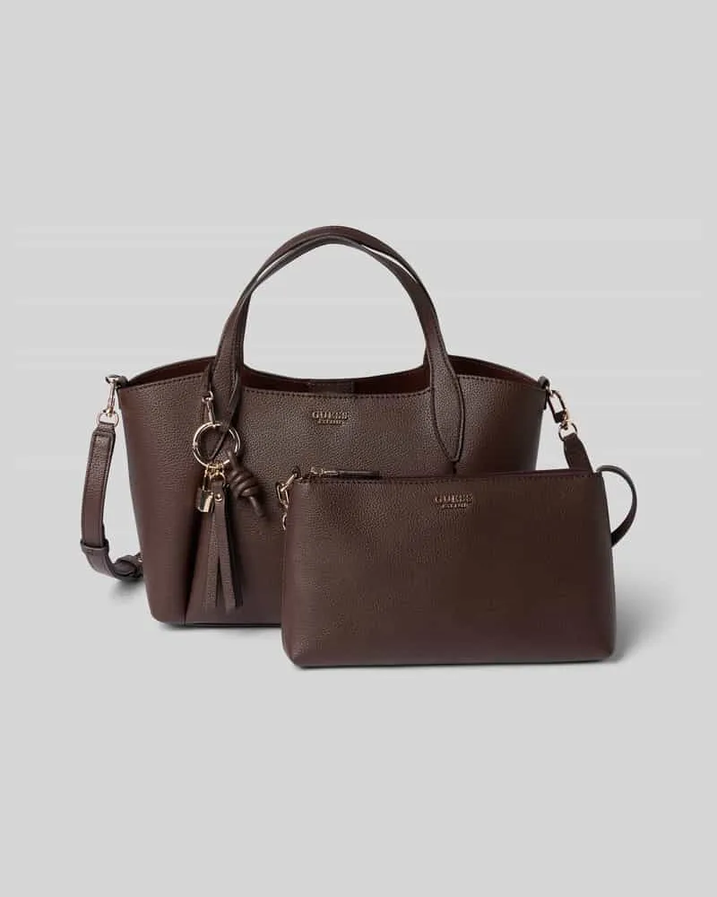 Guess Handtasche in Leder-Optik Modell 'MELODY Dunkelbraun