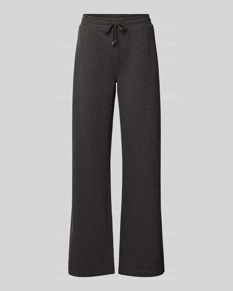 Juvia Mid Waist Sweathose mit Tunnelzugbund Black