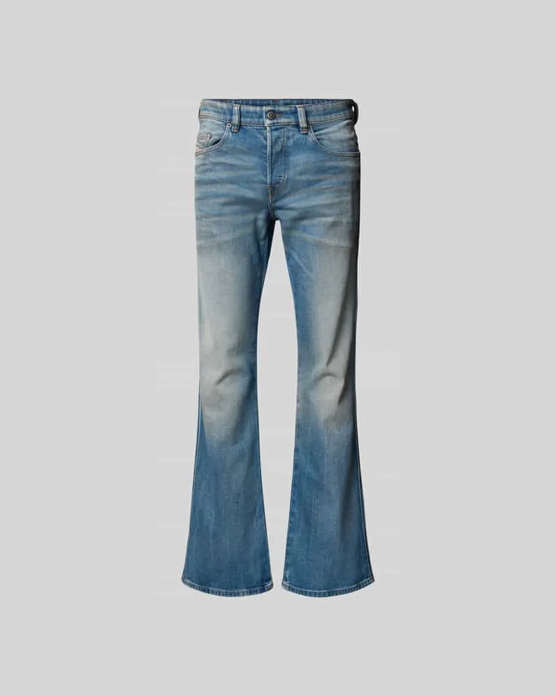 Diesel Flared Jeans mit 5-Pocket-Design Jeansblau