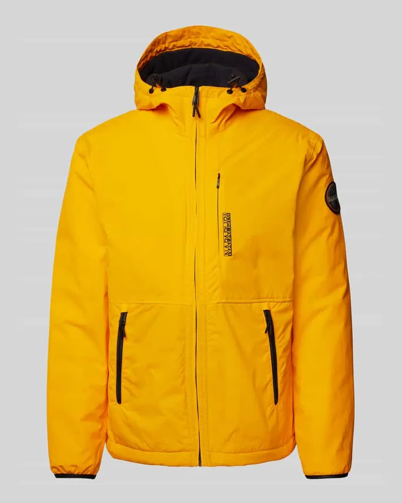 Napapijri Jacke mit Reißverschlusstaschen Modell 'A-TUNDRA WINT Orange