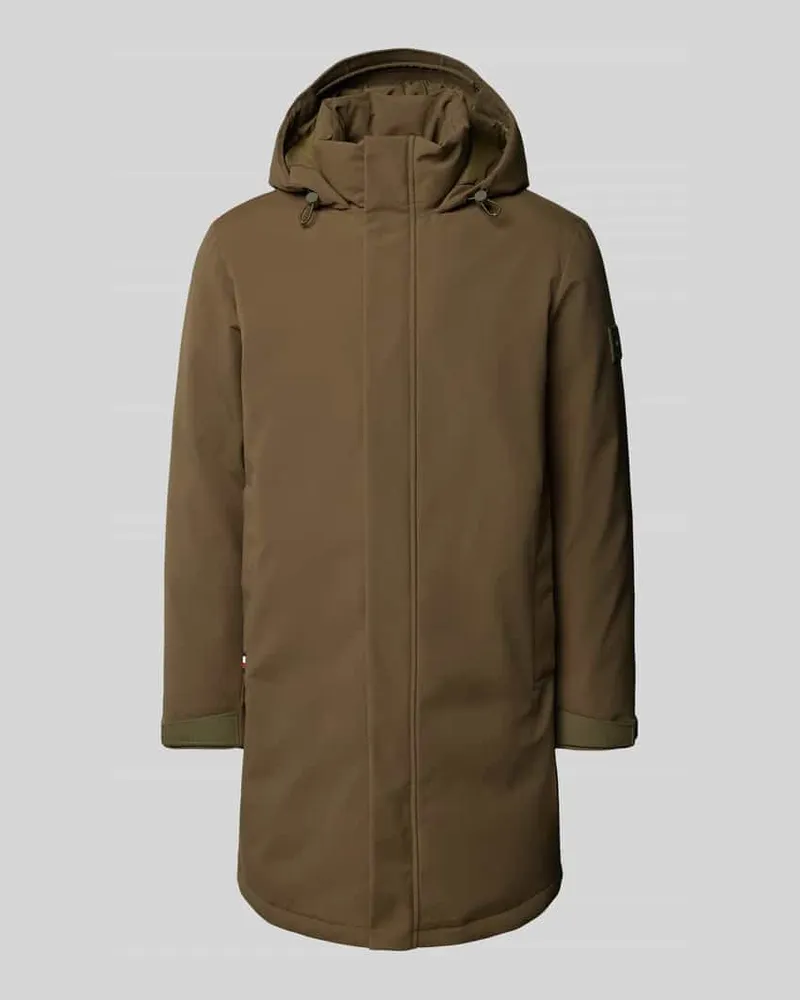 Tommy Hilfiger Jacke mit Label-Patch Oliv