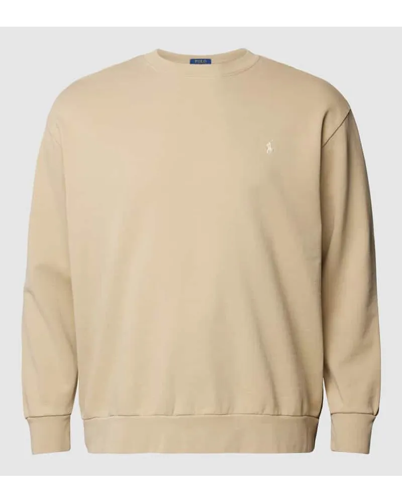 Ralph Lauren PLUS SIZE Sweatshirt in melierter Optik Beige