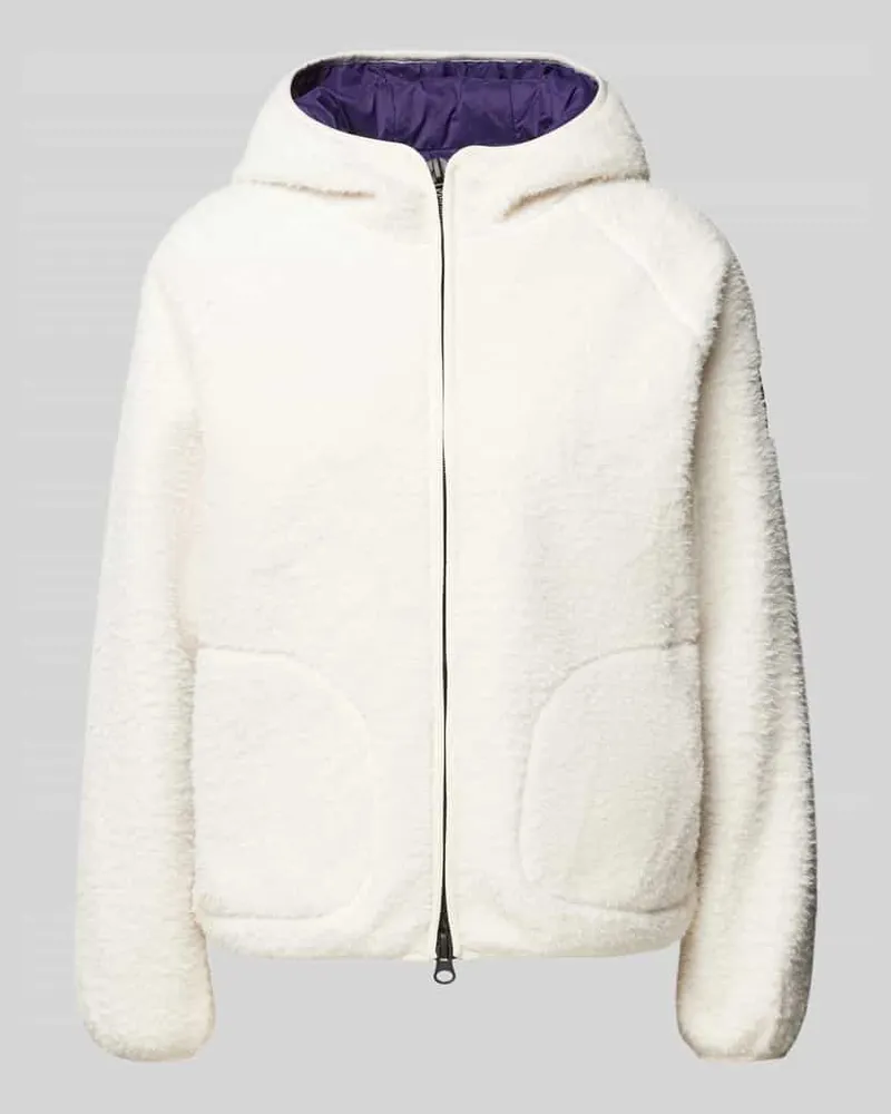 Peuterey Strickjacke mit Kapuze Modell 'SEURAT Offwhite