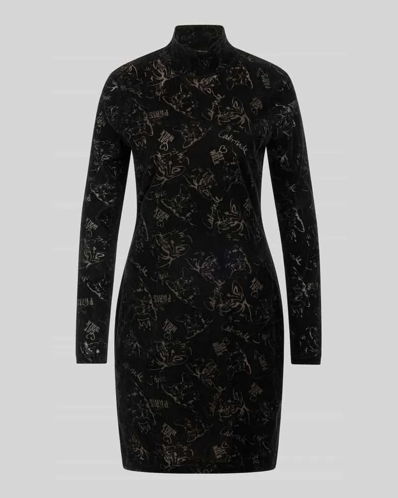 Marc Cain Minikleid aus Viskosemix Black