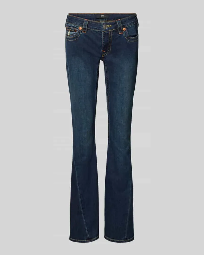 True Religion Bootcut-Jeans aus Baumwoll-Mix Modell 'JOEY Dunkelblau