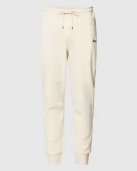 BALR. Sweatpants mit Label-Applikation Modell 'Q-Series Offwhite